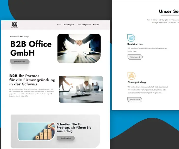 b2b-office website